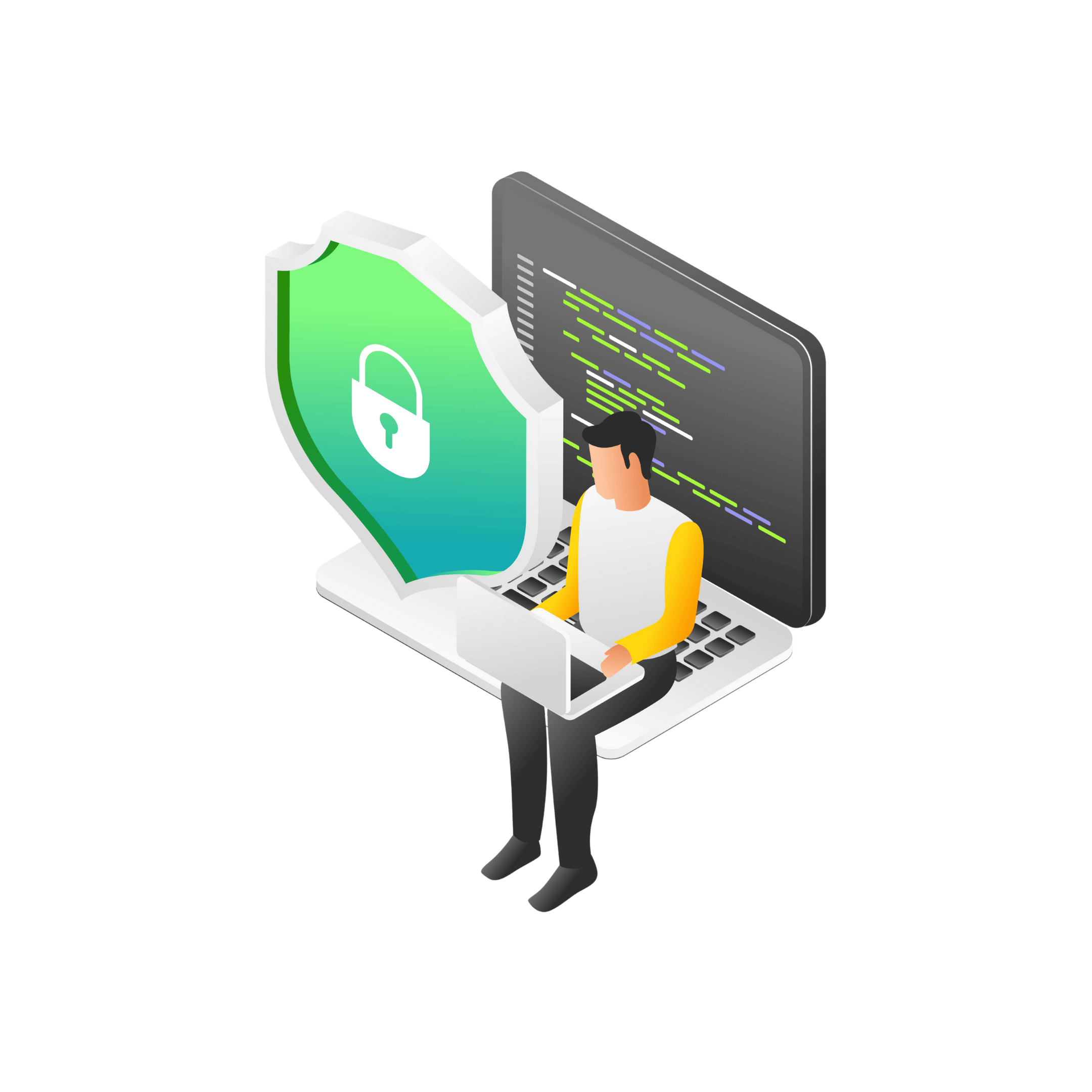 Cybersecurity Illustration